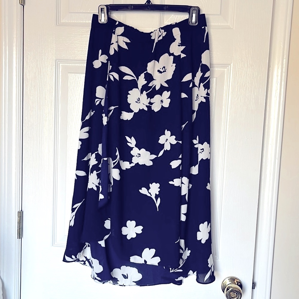 HSN - IMAN Global Chic Wrap Maxi Skirt Size Medium - Picture 2 of 8